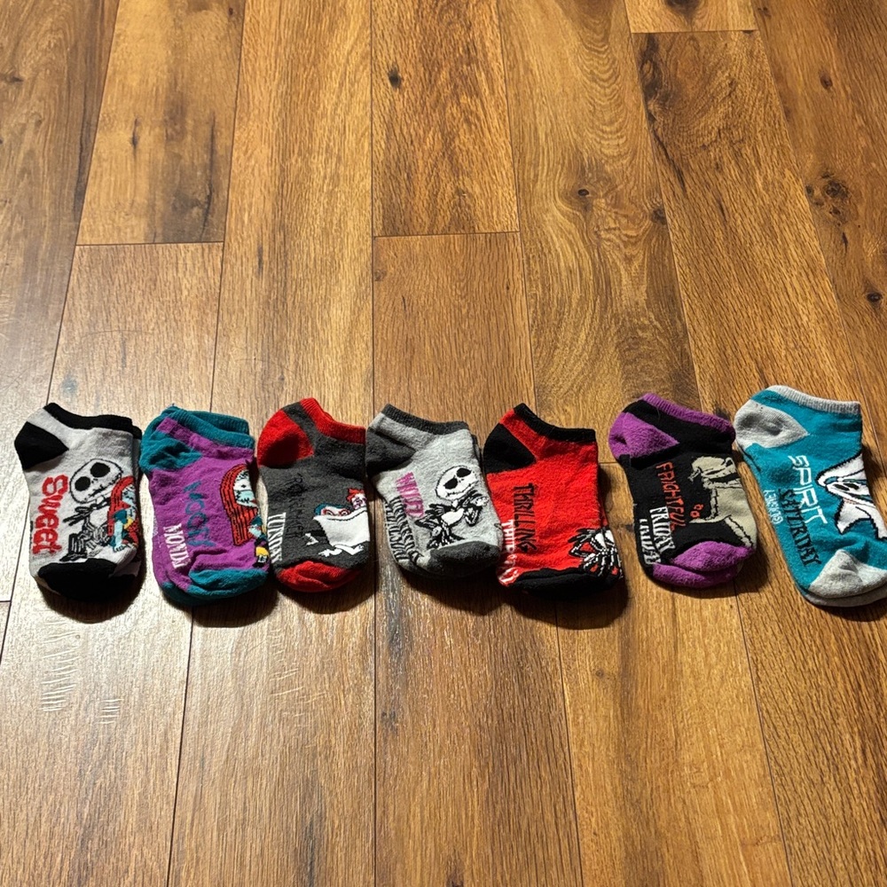 Nightmare before Christmas Assorted Ankle Socks